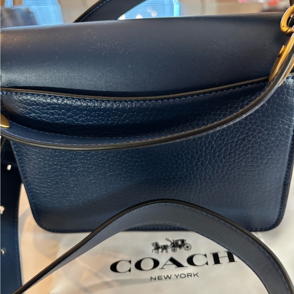 Coach New Beat Saddle Bag Deep Blue - Picture 4 of 10